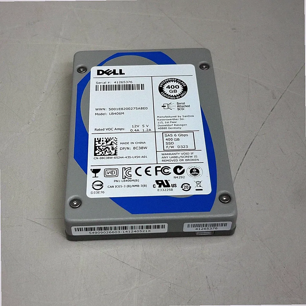 DELL 400 GB 6G Sas Ssd Computer Hard Drive LB406M