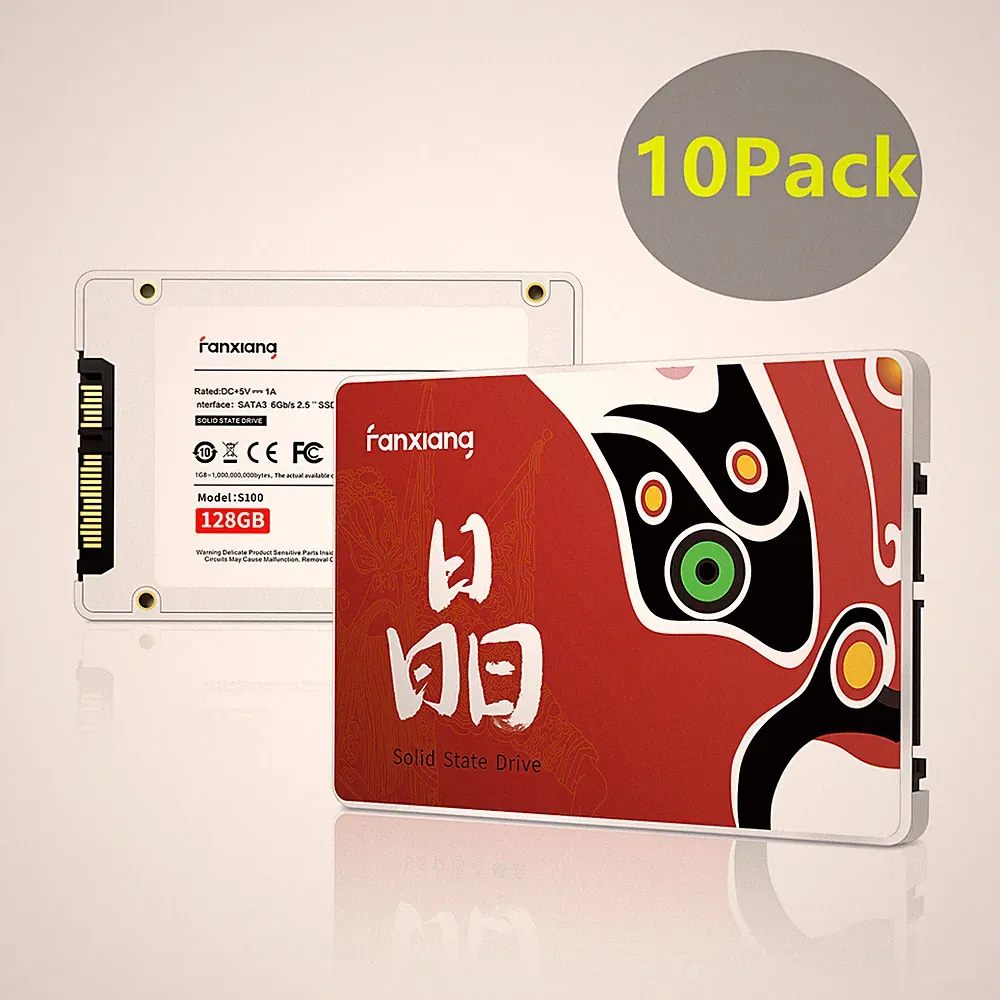 Fanxiang 10PACK 128GB SSD 2.5''SATA SSD 6Gb/s 530MB/S Internal Solid State Drive