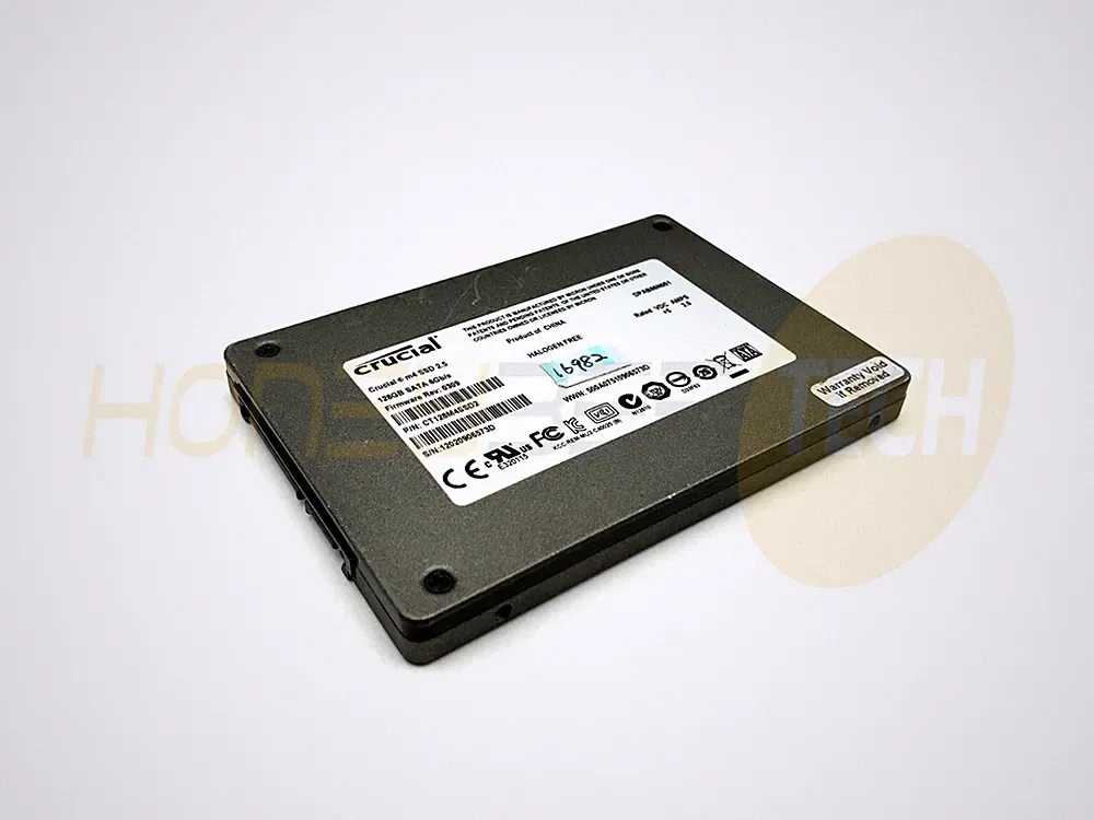 GENUINE CRUCIAL 128GB 2.5 SATA SSD 9.5MM SOLID STATE DRIVE CT128M4SSD2 TESTED