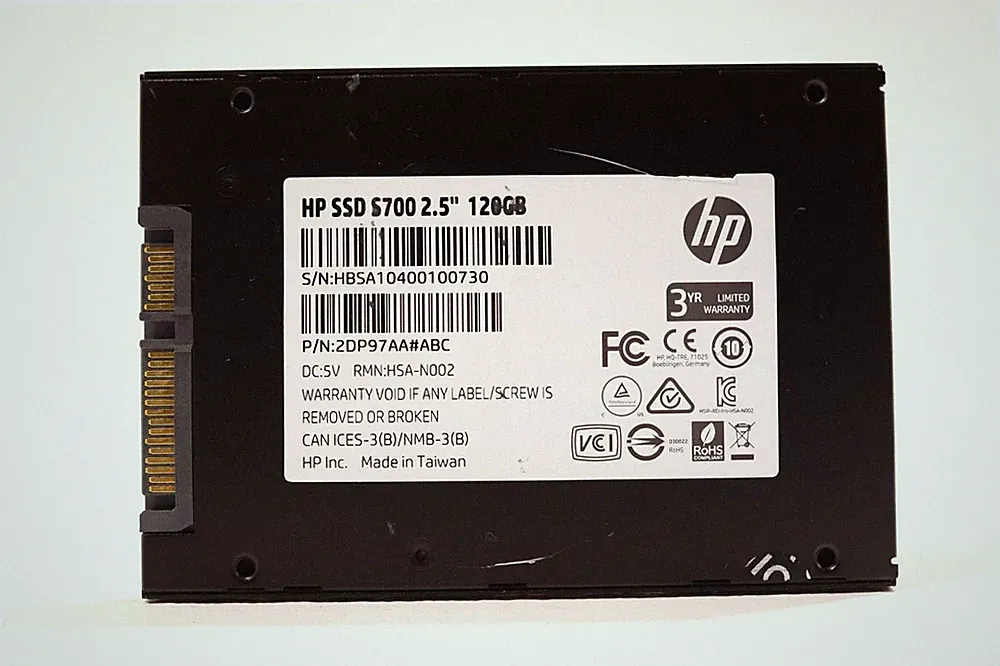 HP S700 Series 120GB 2.5" SATA Solid State Drive P/N: 2DP97AA#ABC Tested Working