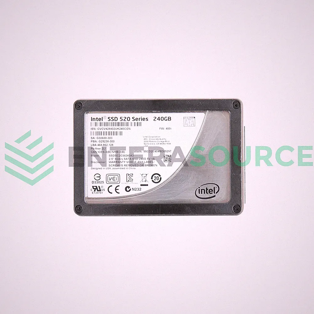 Intel SSDSC2CW240A3 520 Series 240GB MLC SATA 2.5" 6Gbps RI Solid State Drive