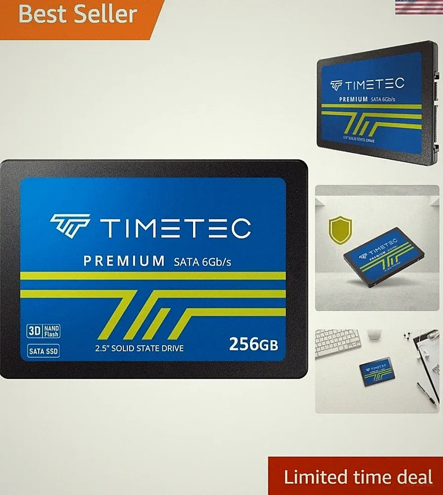 Internal 256GB SSD with 550MB/s Speed – Reliable 3D NAND Solid State Drive