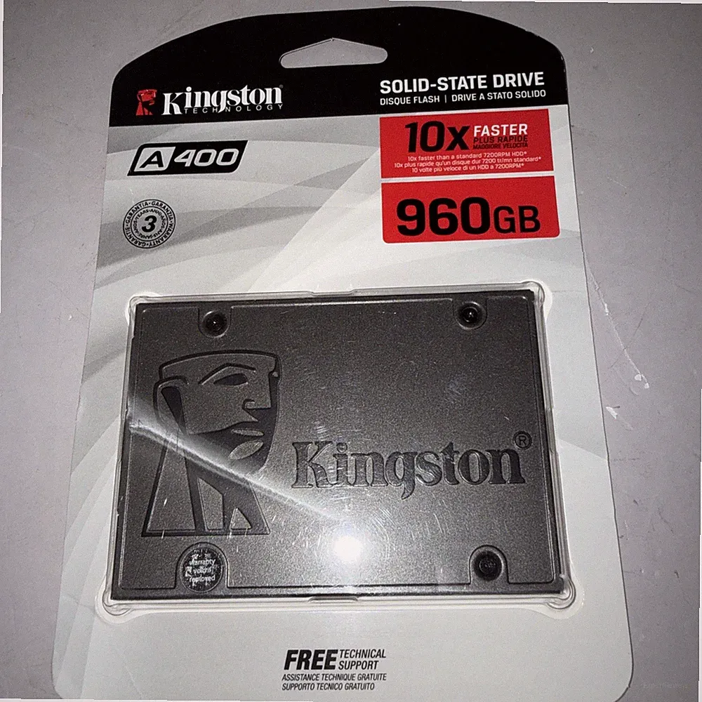 Kingston SSD 960GB A400 7mm 2.5 SATA3 Bulk Up to 500 MB/s TLC SA400S37/960G