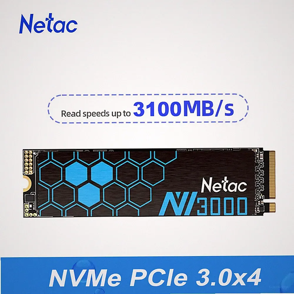 Netac Internal SSD 2.5" SATAIII NVMe PCIe3.0 Solid State Drive 3000MB/s lot