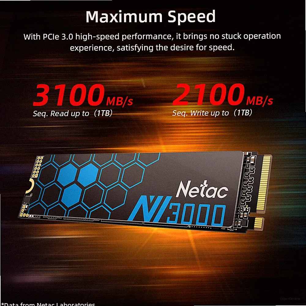 Netac 250GB Internal SSD Solid State Drive M.2 2280 PCIe Gen 3 x4 NVMe 3000MB/s