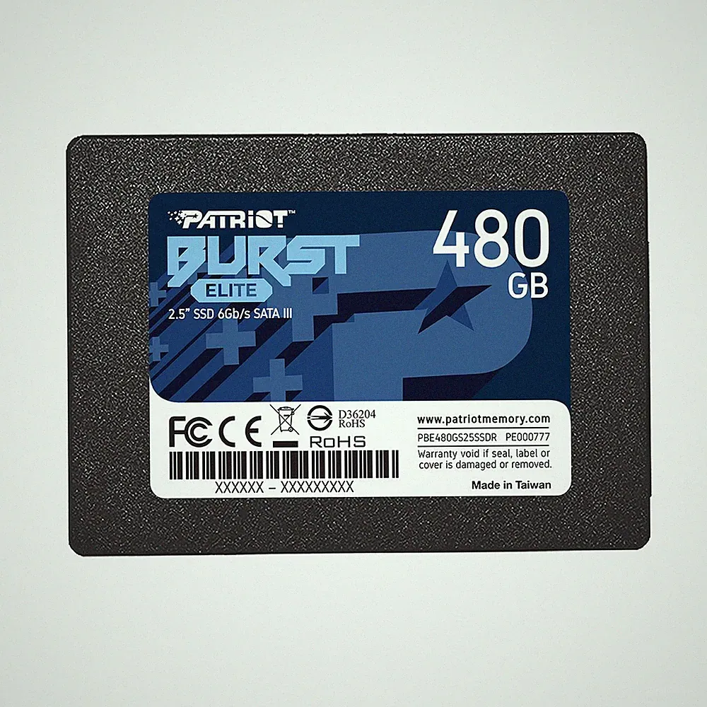 Patriot Burst Elite 480GB 2.5" SATA3 6GB/s Internal Solid State Drive For PC/MAC