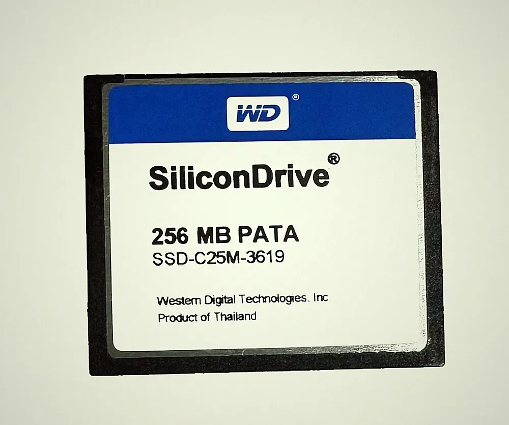 SSD-C25M-3619-256MB WD 256MB COMPACT FLASH SILICON DRIVE