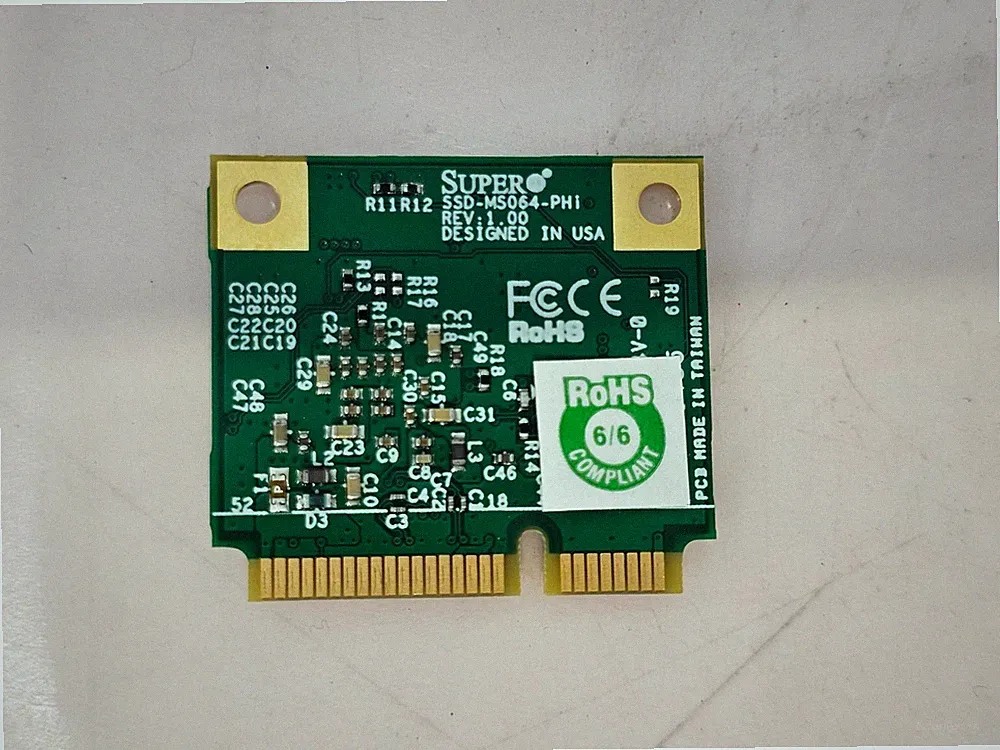 Supermicro 64GB mSATA Solid State Drive/SSD SSD-MS064-PHi